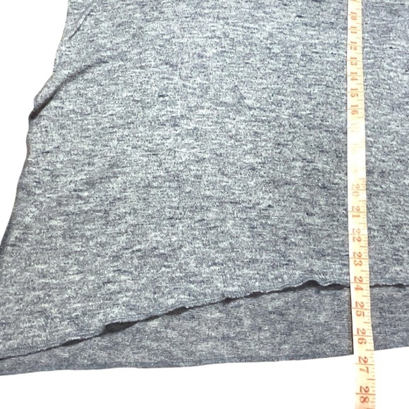 ARITZIA Wilfred Sherbrooke Marled Navy Long Sleeve V-Neck Lightweight Sweater S - Picture 8 of 11